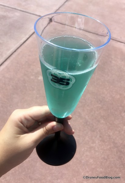 Epcot 35 Commemorative Glass