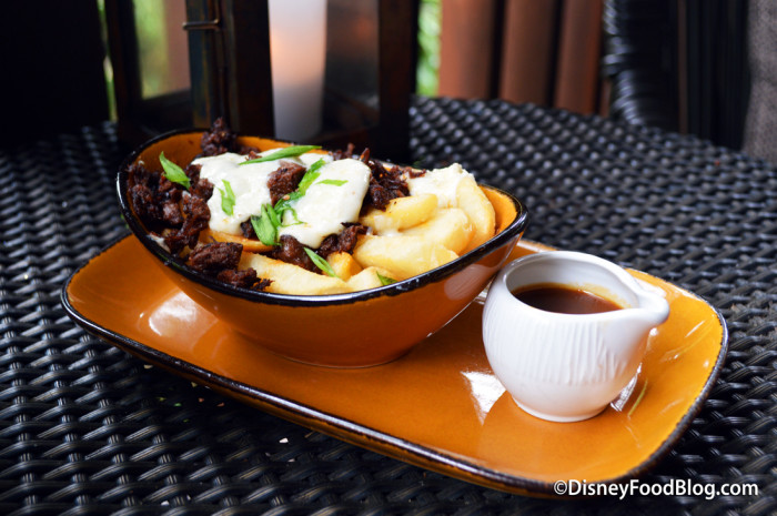 Poutine at the Nomad Lounge