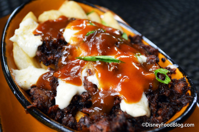 Pan Sauce on the Poutine (where it belongs!)