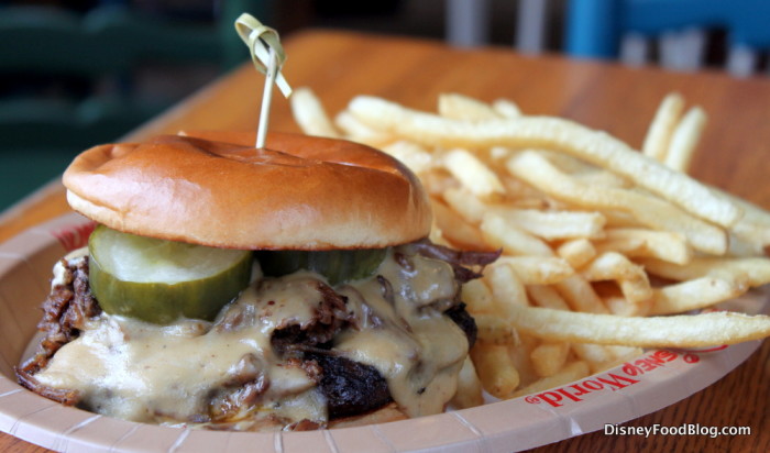 Bayou Burger with Fries