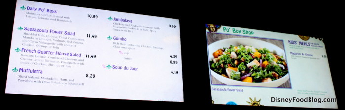 Salads and Sandwiches