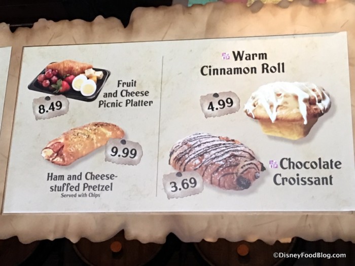 Gaston's Tavern Menu