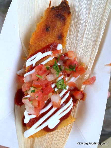 Beef Corn Tamale a la Plancha