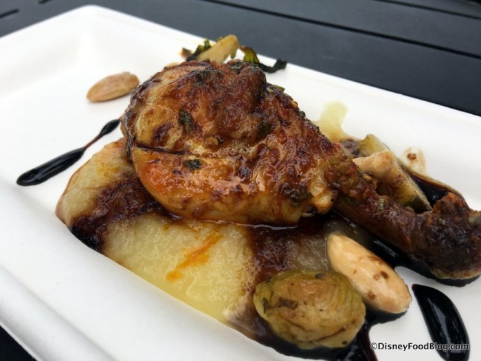 Confit of Chermoula Chicken Drum