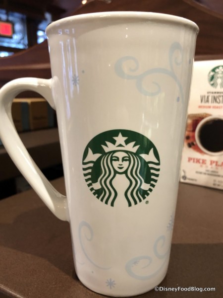 2017 Holiday Starbucks Disney Parks Mug