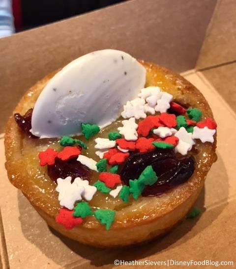 Cranberry Pear Tart with Rosemary-infused Cream