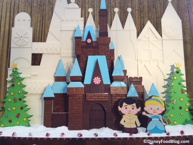 Contemporary Gingerbread House in progress