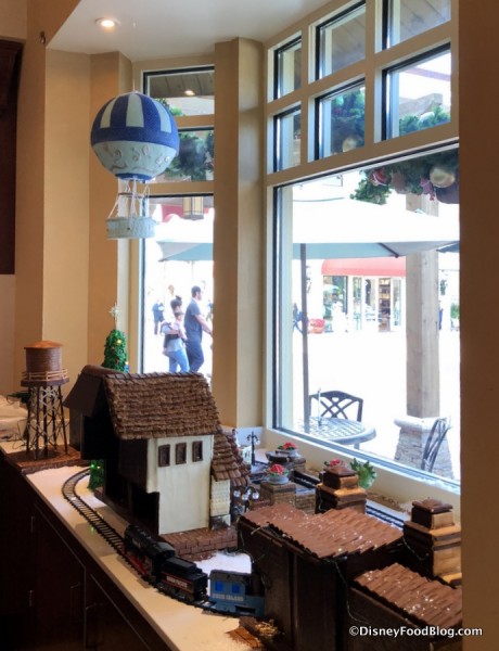 Gingerbread Display at Amorette’s Patisserie