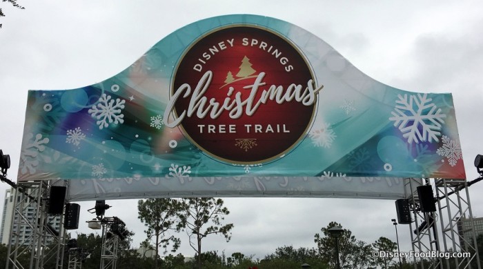 Christmas Tree Trail sign