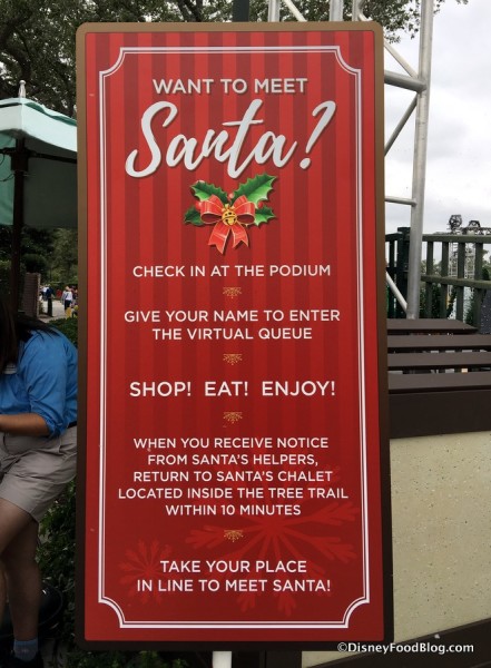 Meet Santa in Disney Springs