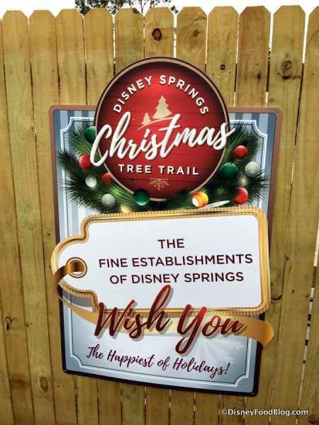 Disney Springs Tree sign