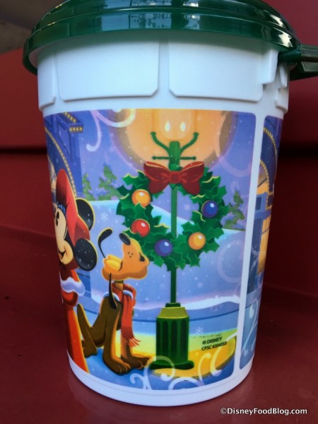 2017 Happy Holidays Popcorn Bucket