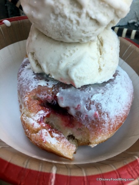 Olaf Jelly Donut Sundae