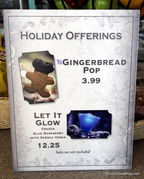 "Let It Glow" on the Menu