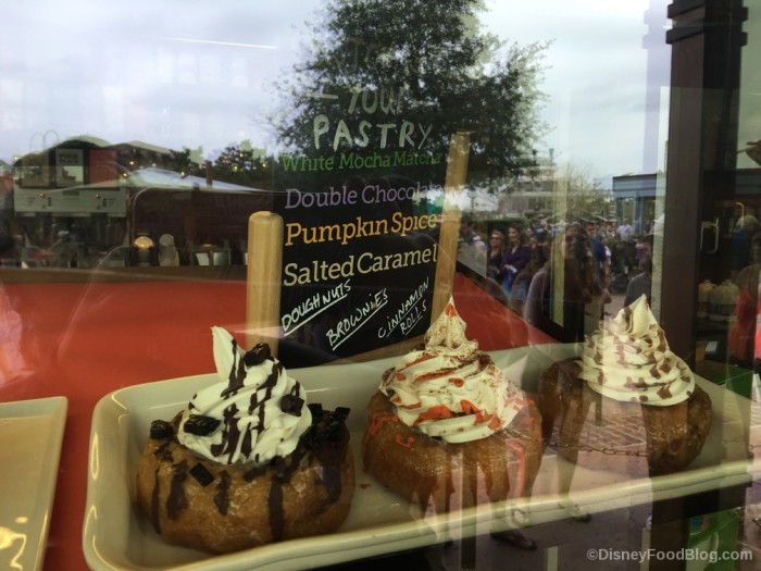 Customize Your Pastry with Whipped Cream and Syrup