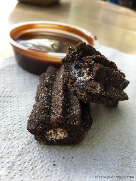 Cookies and Cream Churro Close Up