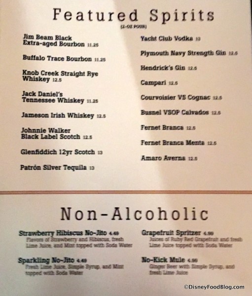 and Non-Alcoholic Drinks