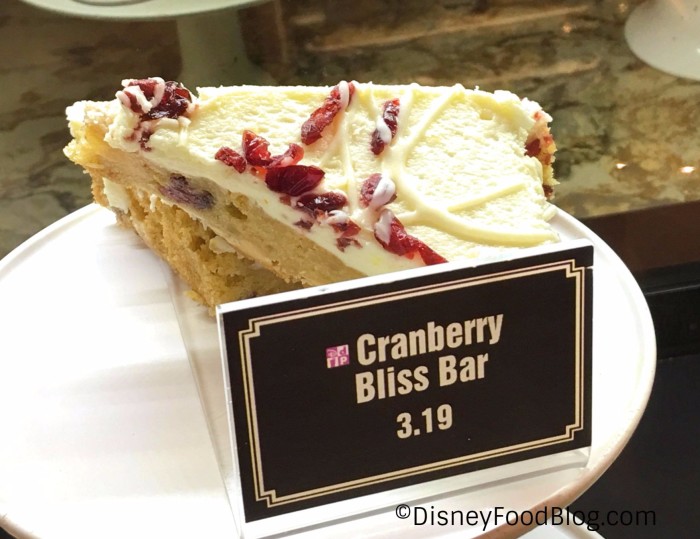 Cranberry Bliss Bar