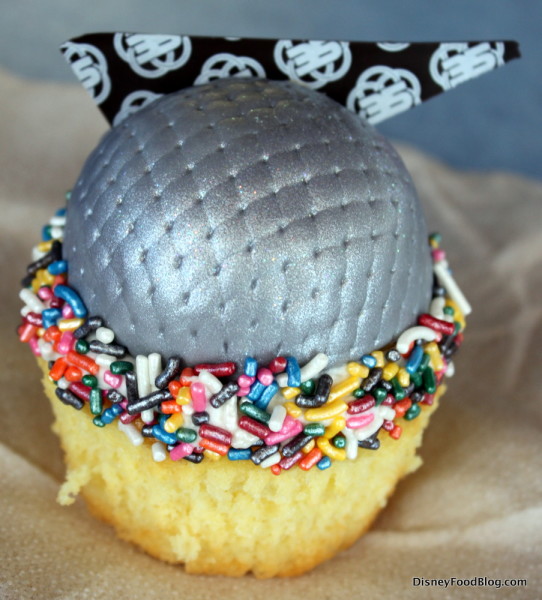 Epcot 35th Anniversary Spaceship Earth Cupcake