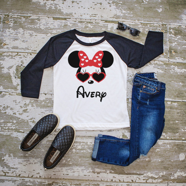 mickey and minnie kids tops