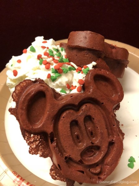 Red Velvet Mickey Waffles