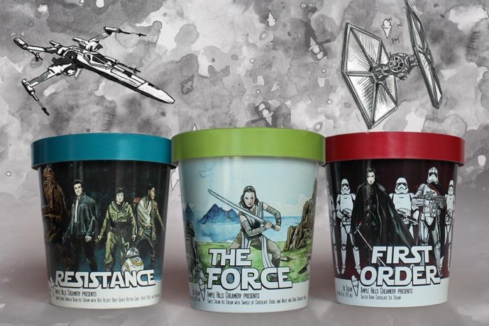 Star Wars: The Last Jedi-inspired Flavors ©Ample Hills Creamery