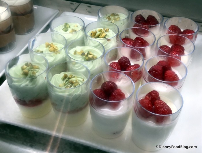 Pistachio and Mascarpone Parfaits and Limoncello Parfaits