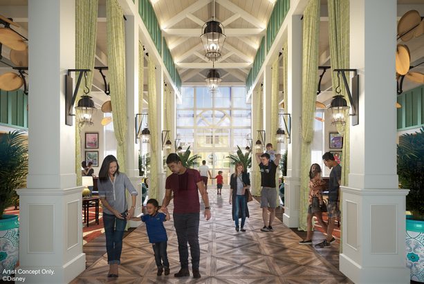 Caribbean Beach Resort Concept Art ©Disney