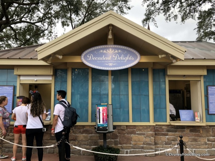 2018 Epcot Festival of the Arts Decadent Delights Food Studio 1