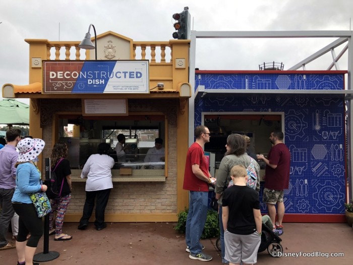 2018 Epcot Festival of the Arts The Deconstructed Dish Food Studio