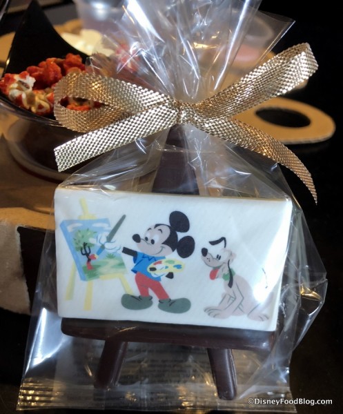 Mickey White Chocolate Painting