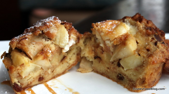 Interior of Caramel Apple Stuffed French Toast