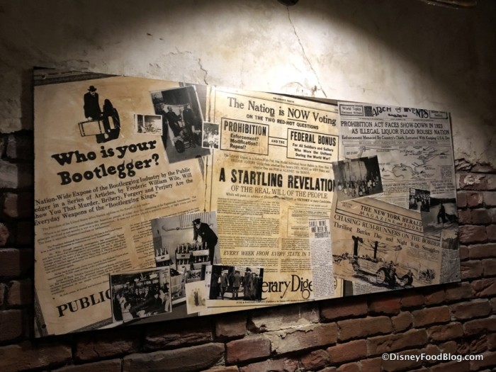 Enzo's Hideaway Tunnel Bar Decor