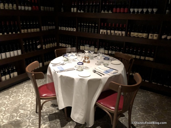 Bottles lining the walls