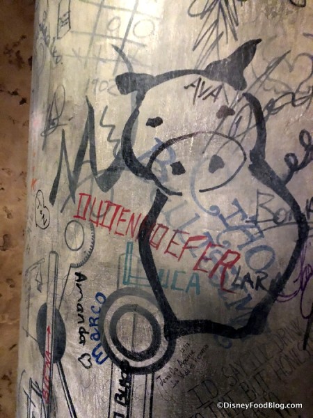 Enzo's Hideaway Tunnel Bar Graffiti