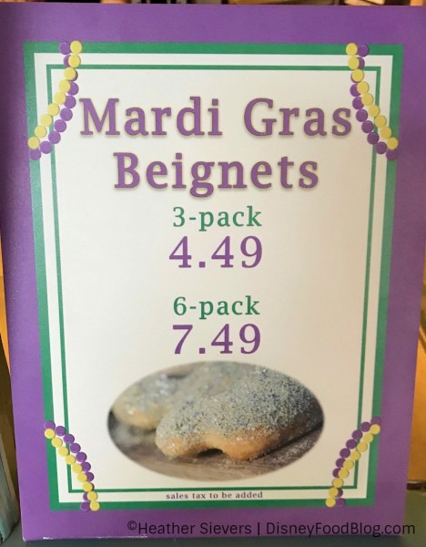 Mardi Gras Beignets at Mint Julep Bar