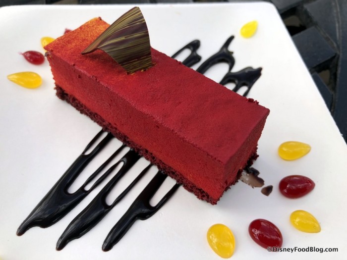 Le Coucher de Soleil: Sunset Mango and Raspberry Cake