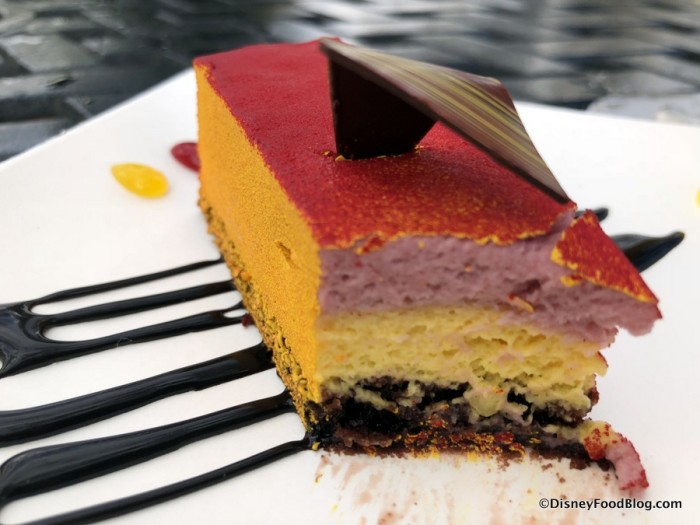 Le Coucher de Soleil: Sunset Mango and Raspberry Cake