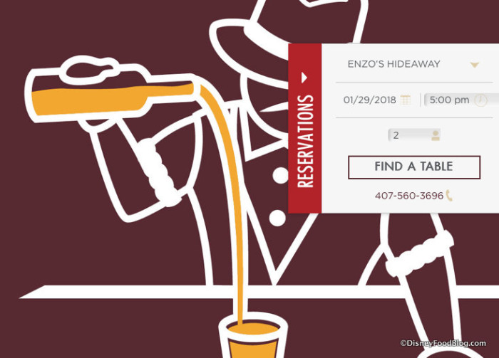 Screenshot of Enzo's Hideaway Tunnel Bar website