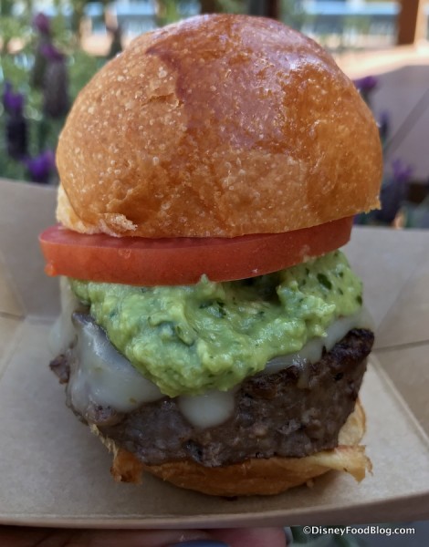 Avocado and Jack Petite Guac Burger