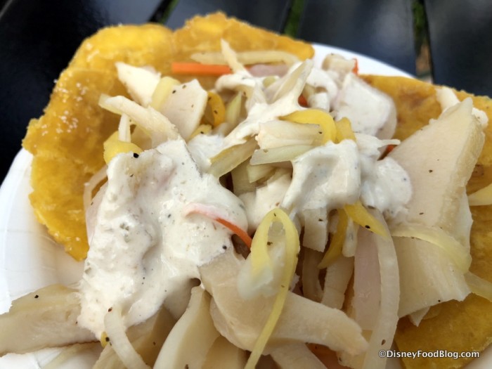 Caribbean Conch Salad, close up