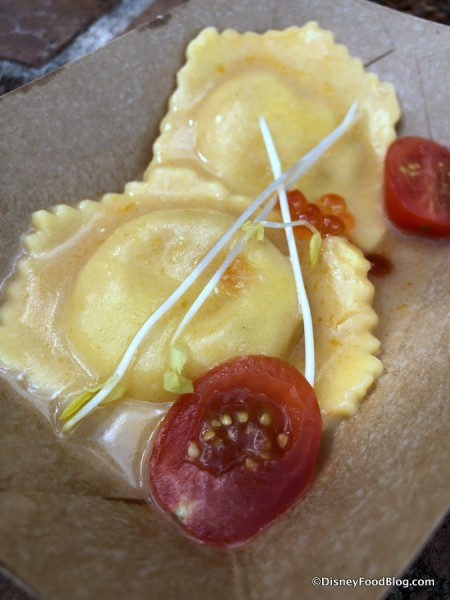 Ravioli: Maine Lobster Ravioli with Vodka Sauce