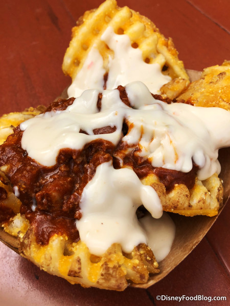 Chili Queso Fries at Golden Oak Outpost