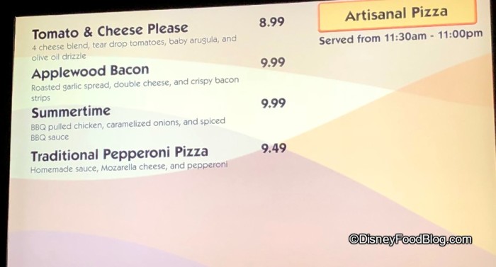 Artisanal Pizza at Everything Pop