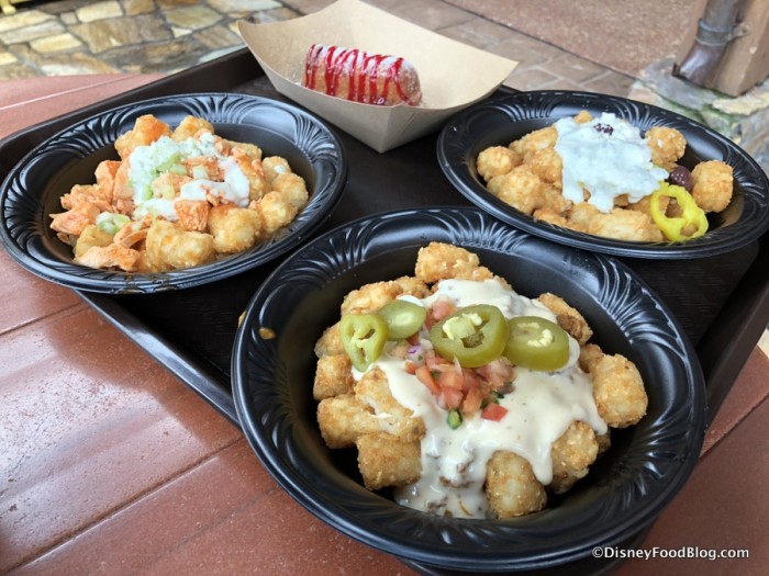 Loaded Tots and Fried Twinkie