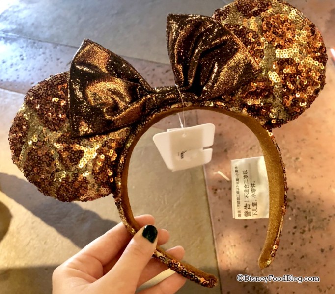 Sparkly Giraffe Minnie Ears