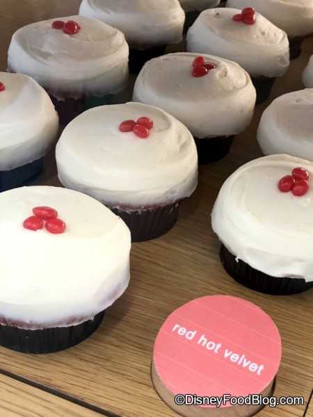 Red Hot Velvet Cupcakes at Sprinkles