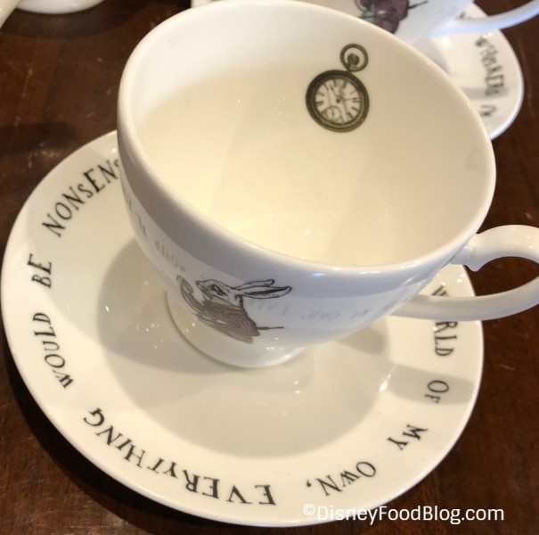 Alice in Wonderland Cup and Saucer