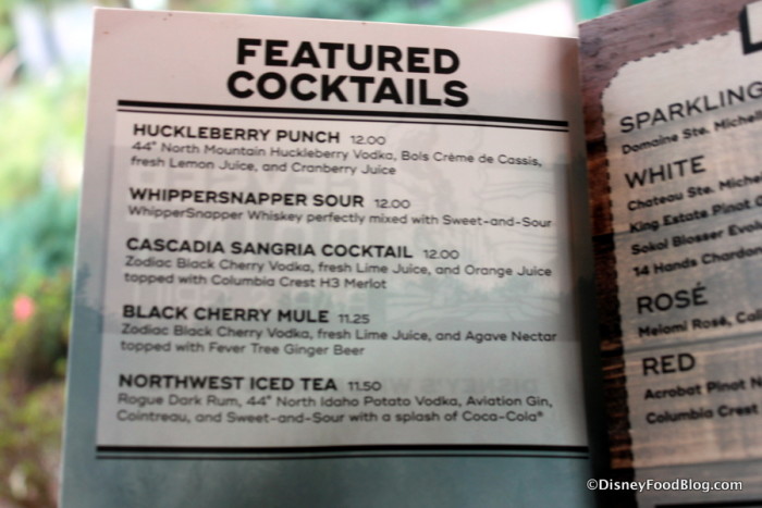 Geyser Point Featured Cocktails