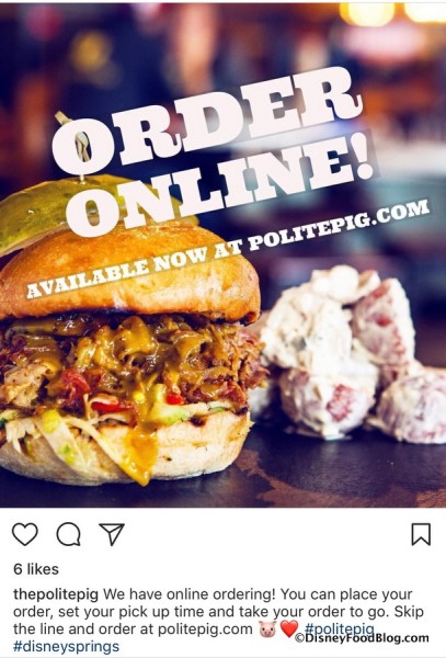 The Polite Pig Instagram screenshot 